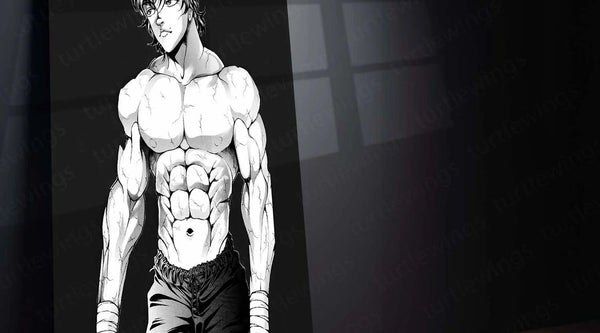 Baki Hanma: The Grappler Metal Poster - TURTLEWINGS