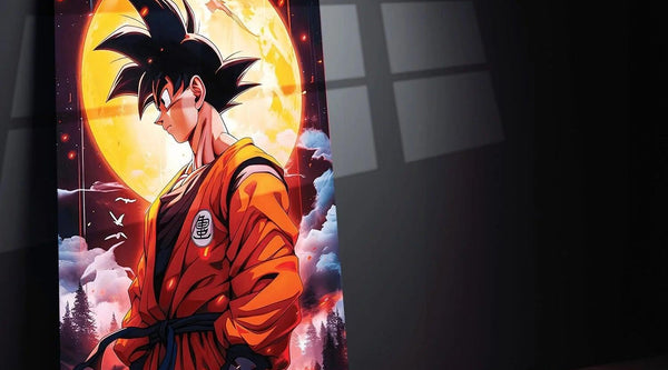 Goku: The Saiyan Hero Metal Poster - TURTLEWINGS