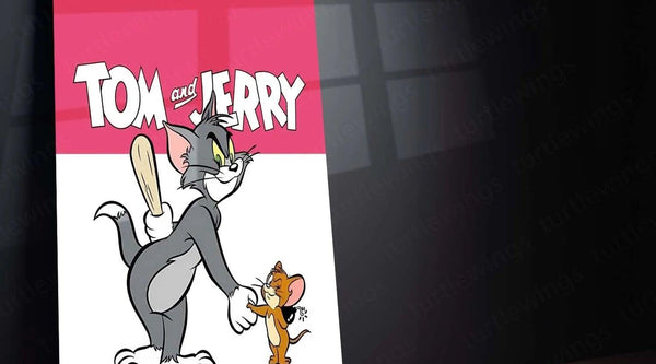 Tom and Jerry: The Classic Chase Metal Poster - TURTLEWINGS