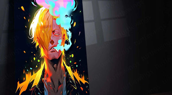 Sanji: The Black Leg Metal Poster - TURTLEWINGS