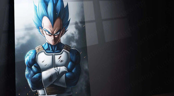 Vegeta: The Saiyan Prince Metal Poster - TURTLEWINGS
