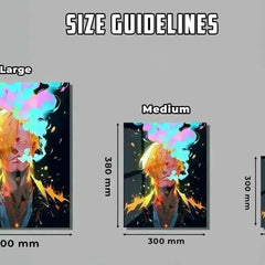 Spiritual Metal Poster | Chhatrapati Sambhaji Maharaj Metal Poster – Warrior King Historical Wall Art - TURTLEWINGS