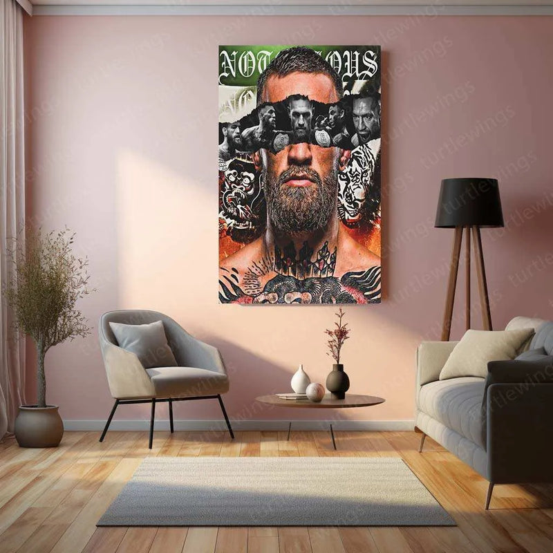 Conor McGregor – The Notorious Fighter Metal Poster3 - TURTLEWINGS