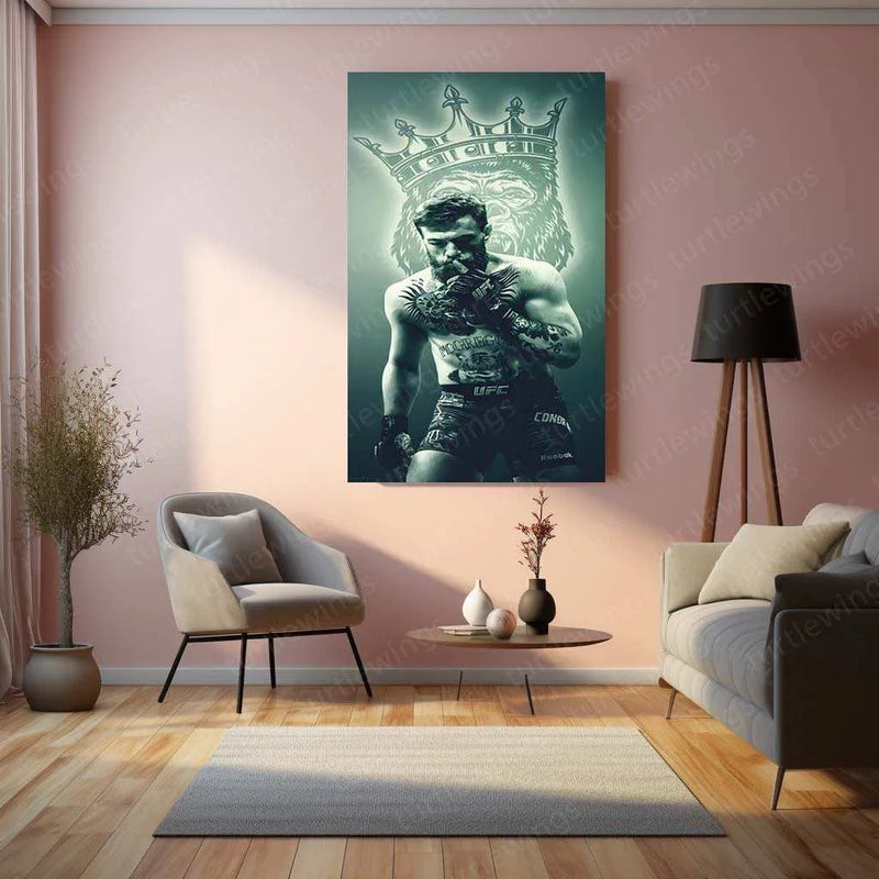 Conor McGregor – The Notorious Fighter Metal Poster - TURTLEWINGS