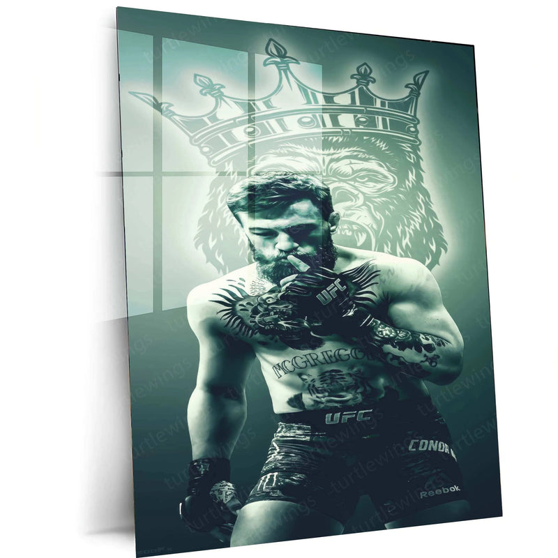 Conor McGregor – The Notorious Fighter Metal Poster - TURTLEWINGS