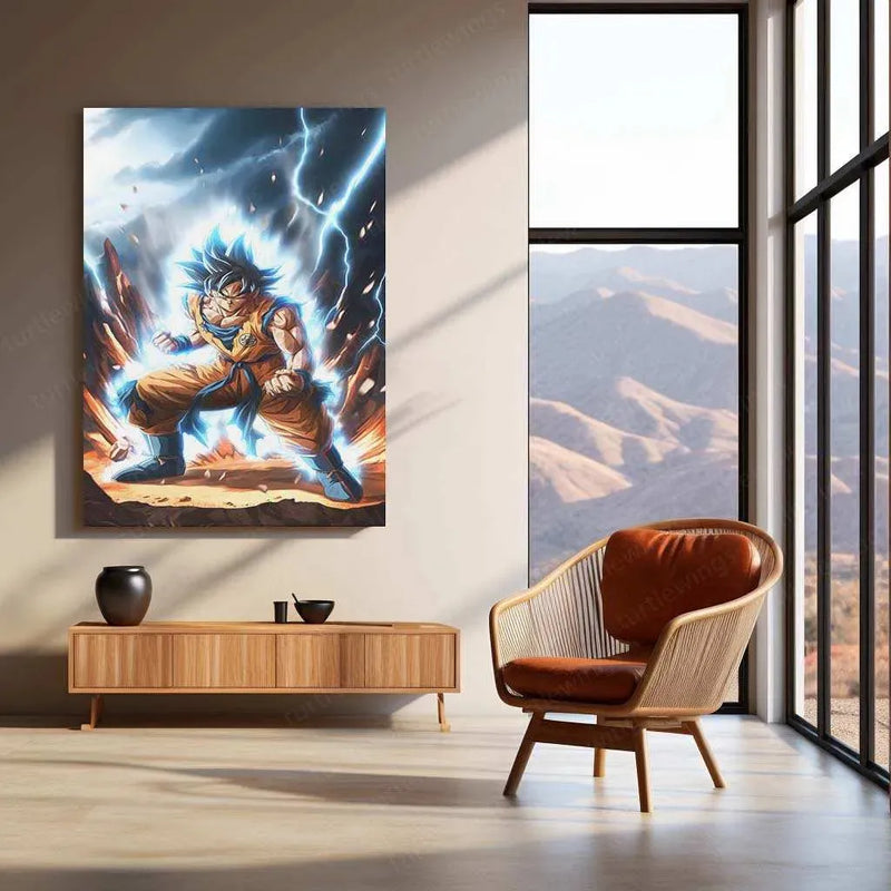 Goku – DbZ Metal Poster - TURTLEWINGS