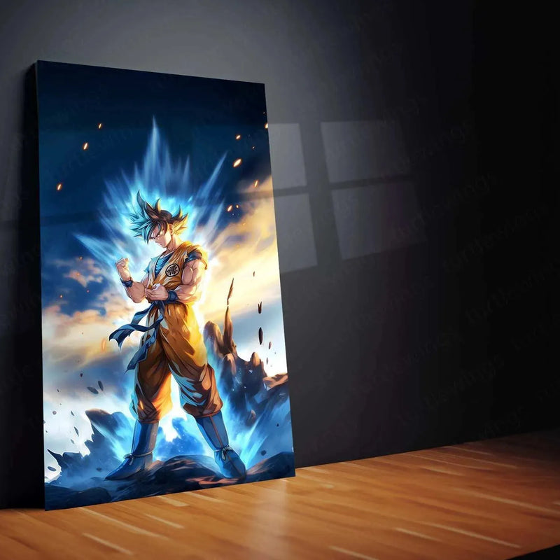 Goku – DbZ Metal Poster 1 - TURTLEWINGS