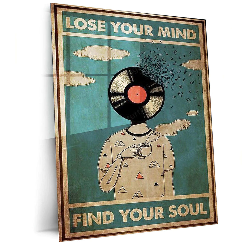 General Aesthetic Metal Poster – Minimalistic & Elegant Art - TURTLEWINGS