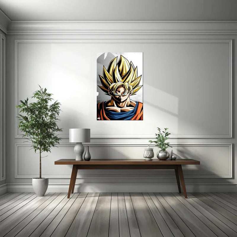 Goku Metal Poster DBZ - TURTLEWINGS
