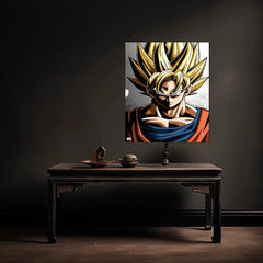 Goku Metal Poster DBZ - TURTLEWINGS
