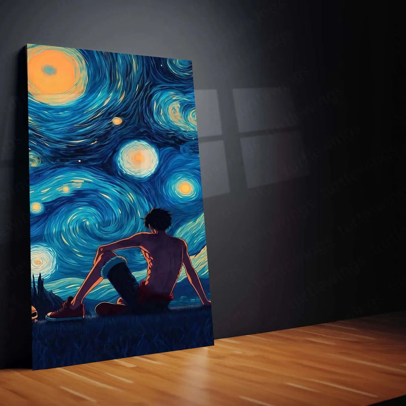 Anime Metal Poster | Luffy, Zoro & Sanji Metal Poster Set – One Piece Trio Wall Art Collection 1 - TURTLEWINGS