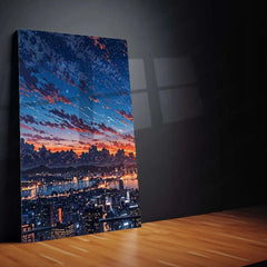 Urban aesthetic Metal Poster | Aesthetic Split Image Set of 3 Metal Posters – Modern & Minimalist Wall Art - TURTLEWINGS