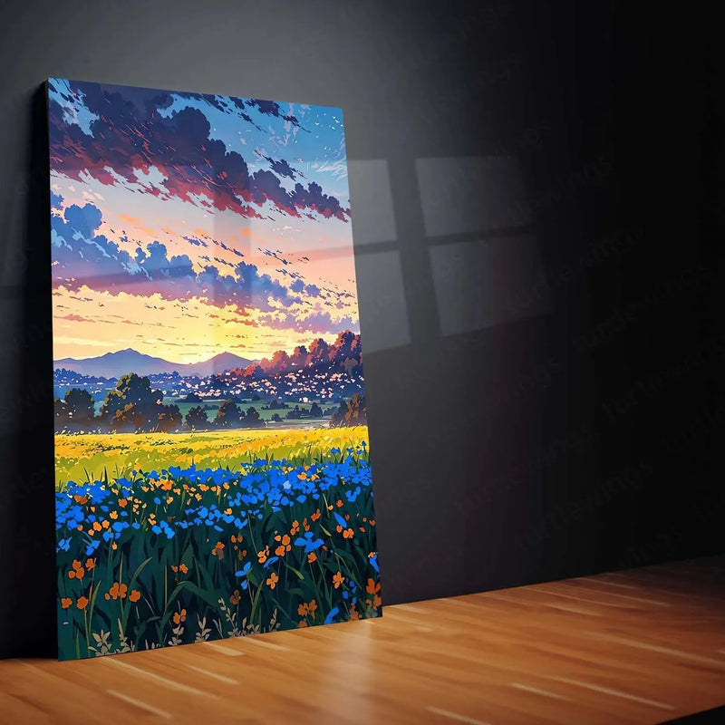 Urban aesthetic Metal Poster | Aesthetic Split Image Set of 3 Metal Posters – Modern & Minimalist Wall Art 1 - TURTLEWINGS