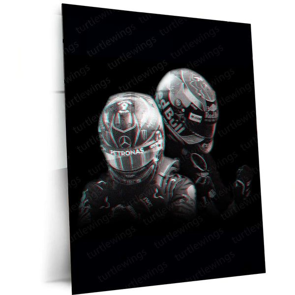 Max Verstappen Metal Poster | Red Bull Racing F1 Champion | Motorsport Wall Art - TURTLEWINGS