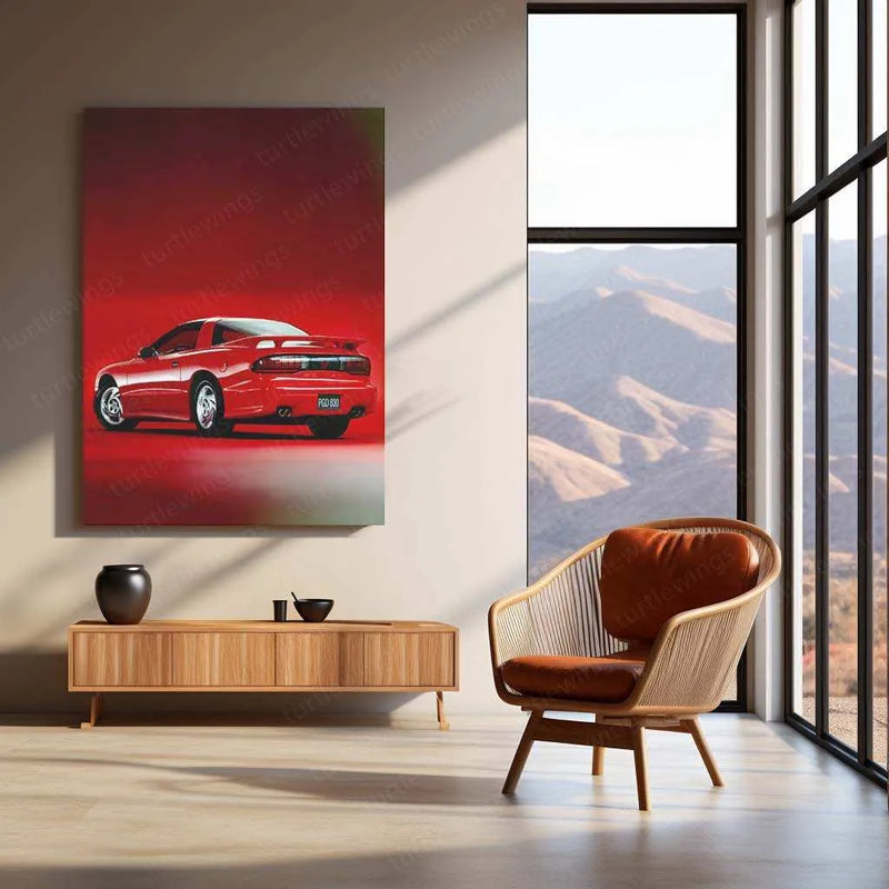 1994 Pontiac Firebird Trans Am Metal Poster | Classic Muscle Car Wall Art - TURTLEWINGS