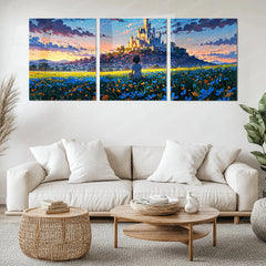 Urban aesthetic Metal Poster | Aesthetic Split Image Set of 3 Metal Posters – Modern & Minimalist Wall Art 1 - TURTLEWINGS