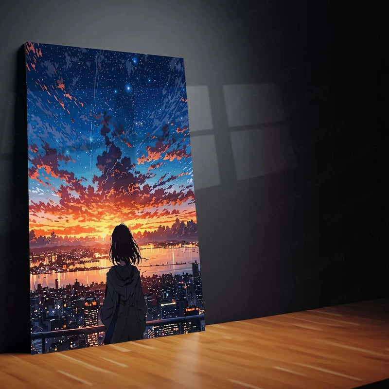 Urban aesthetic Metal Poster | Aesthetic Split Image Set of 3 Metal Posters – Modern & Minimalist Wall Art - TURTLEWINGS