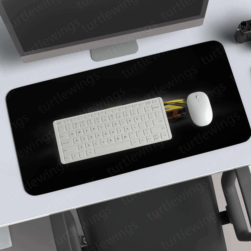 2005 Yellow Ford GT Deskmat - TURTLEWINGS