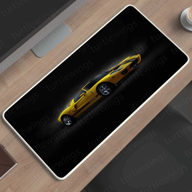 2005 Yellow Ford GT Deskmat - TURTLEWINGS