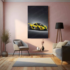 2015 McLaren P1 GTR Metal Poster | Hypercar Performance & Luxury Wall Art - TURTLEWINGS