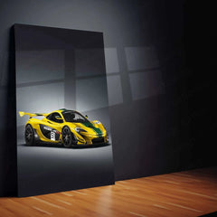2015 McLaren P1 GTR Metal Poster | Hypercar Performance & Luxury Wall Art - TURTLEWINGS