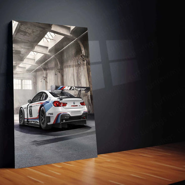 2016 BMW M6 GT3 Metal Poster | Racing Excellence & High-Performance Car Art - TURTLEWINGS