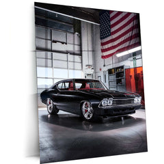 2016 Chevrolet Chevelle Slammer Concept Metal Poster | Classic Muscle Car Art - TURTLEWINGS