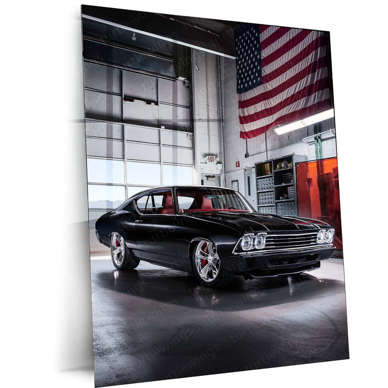2016 Chevrolet Chevelle Slammer Concept Metal Poster | Classic Muscle Car Art - TURTLEWINGS