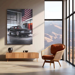 2016 Chevrolet Chevelle Slammer Concept Metal Poster | Classic Muscle Car Art - TURTLEWINGS