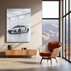 2017 Acura NSX GT3 Metal Poster | Precision Engineering & Motorsport Art - TURTLEWINGS