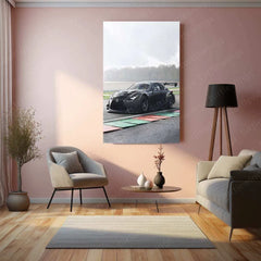 2017 Lexus RC F GT3 Metal Poster | High-Performance Racing Art & Car Decor - TURTLEWINGS