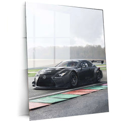 2017 Lexus RC F GT3 Metal Poster | High-Performance Racing Art & Car Decor - TURTLEWINGS