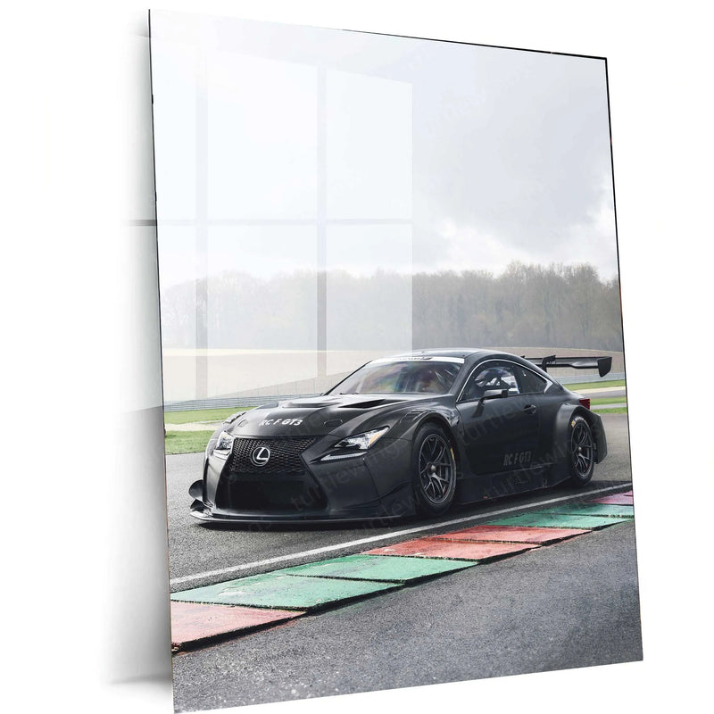 2017 Lexus RC F GT3 Metal Poster | High-Performance Racing Art & Car Decor - TURTLEWINGS