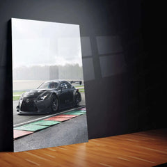 2017 Lexus RC F GT3 Metal Poster | High-Performance Racing Art & Car Decor - TURTLEWINGS