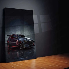 2020 Mazda 3 TCR Metal Poster | High-Performance Racing Car Art - TURTLEWINGS