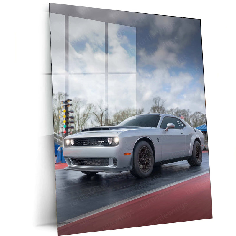 2023 Dodge Challenger SRT Demon 170 Metal Poster | Ultimate Muscle Car Art - TURTLEWINGS