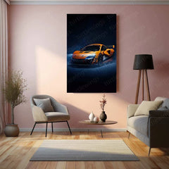 2023 McLaren Artura Trophy Metal Poster | Luxury Supercar Wall Art - TURTLEWINGS