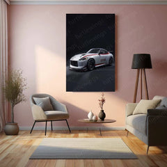 2023 Nissan Z GT4 Metal Poster | High-Performance Sports Car Wall Art - TURTLEWINGS