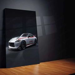 2023 Nissan Z GT4 Metal Poster | High-Performance Sports Car Wall Art - TURTLEWINGS