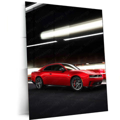 2024 Dodge Charger Daytona Metal Poster | Iconic Muscle Car Art - TURTLEWINGS