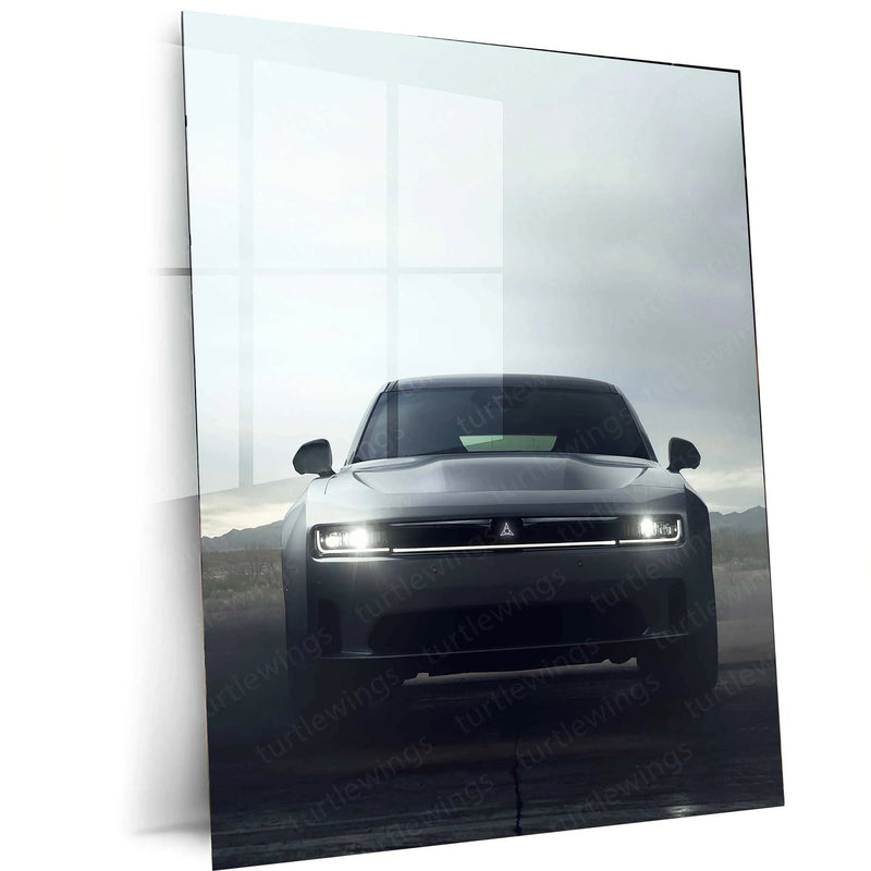 2024 Dodge Charger Daytona (011) Metal Poster | Powerful Muscle Car Art - TURTLEWINGS