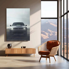 2024 Dodge Charger Daytona (011) Metal Poster | Powerful Muscle Car Art - TURTLEWINGS