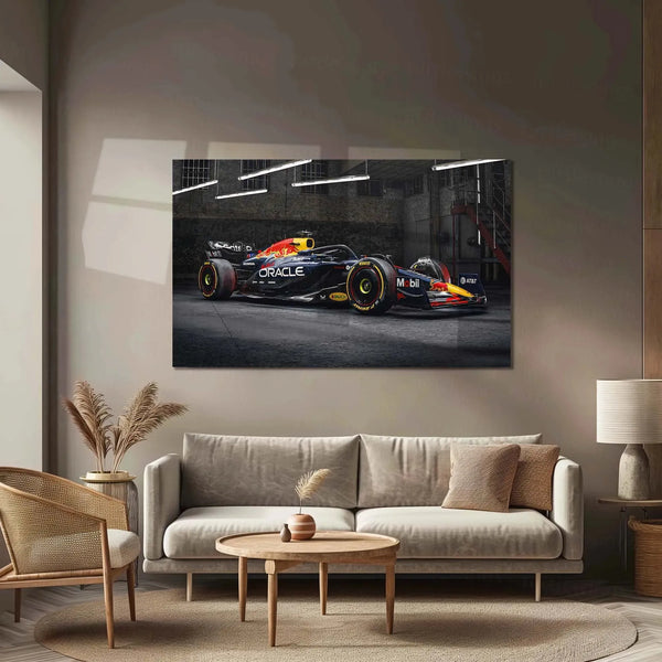 Car Metal Poster | 2025 Formula 1 Red Bull Racing RB21-001 Metal Poster – Ultimate F1 Wall Art - TURTLEWINGS