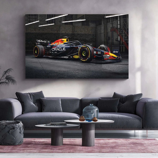 Car Metal Poster | 2025 Formula 1 Red Bull Racing RB21-001 Metal Poster – Ultimate F1 Wall Art - TURTLEWINGS