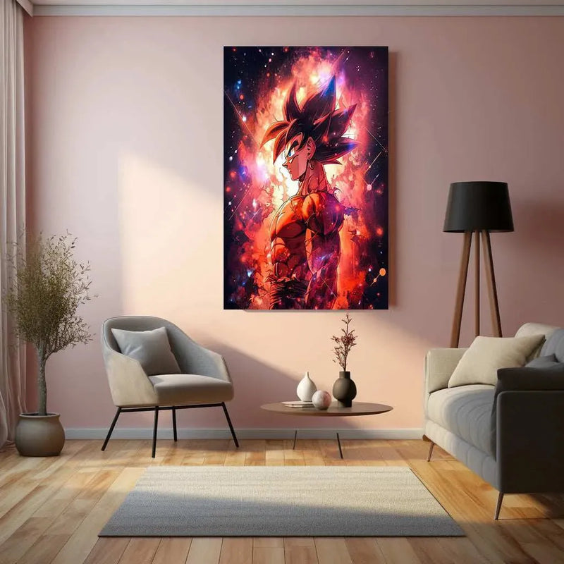 Dragon Ball Z Metal Poster | Goku, Vegeta & Iconic DBZ Wall Art | Anime Collectible Print Description - TURTLEWINGS