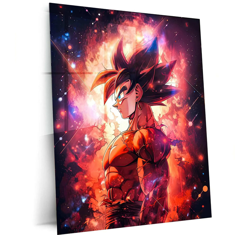 Dragon Ball Z Metal Poster | Goku, Vegeta & Iconic DBZ Wall Art | Anime Collectible Print Description - TURTLEWINGS