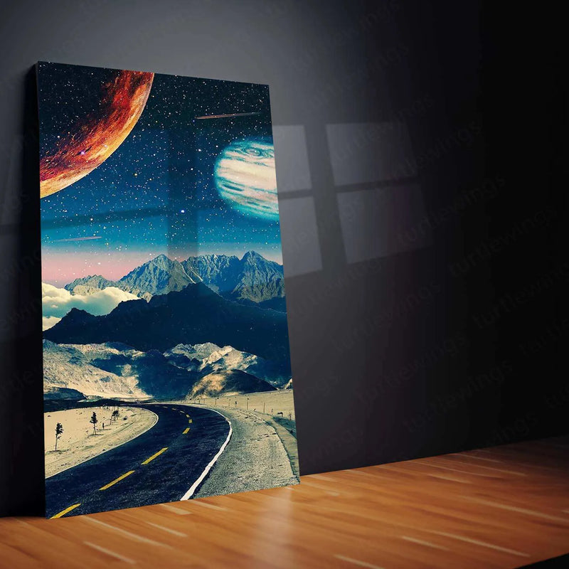 Nature Abstract Art Metal Poster | Modern Botanical Wall Decor | Minimalist & Aesthetic Artwork - TURTLEWINGS