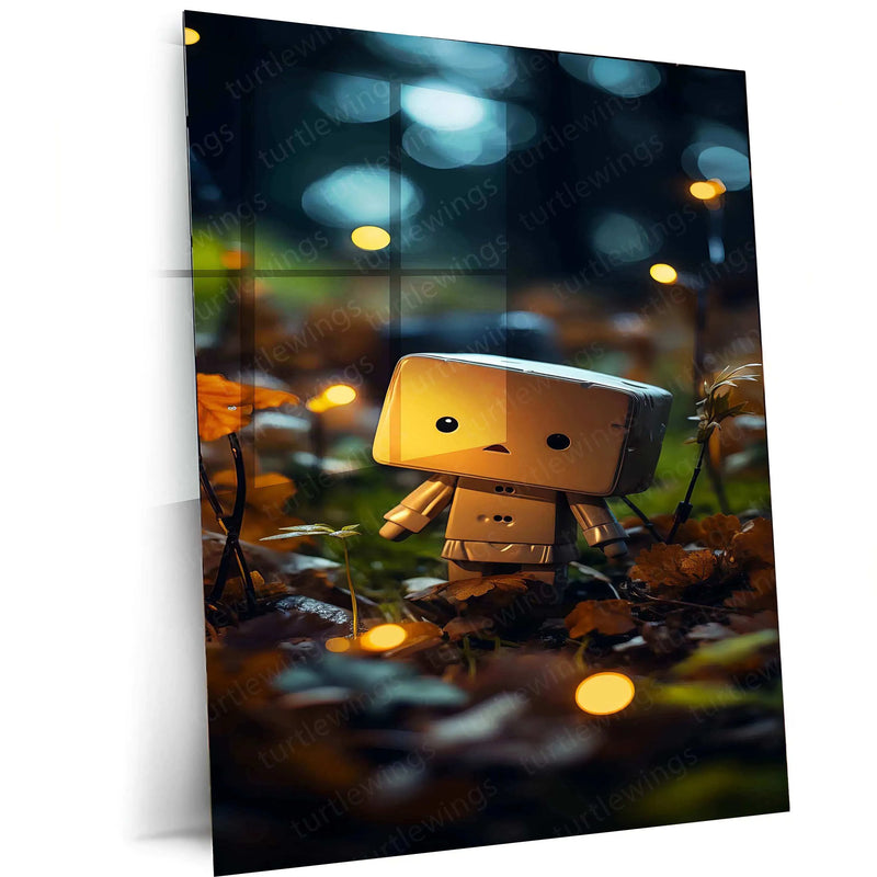 Abstract Aesthetic Metal Poster | Modern Wall Art | Geometric & Fluid Design Decor - TURTLEWINGS