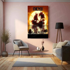 One Piece Metal Poster | Pirate Adventure Wall Art | Luffy & Crew Anime Decor - TURTLEWINGS