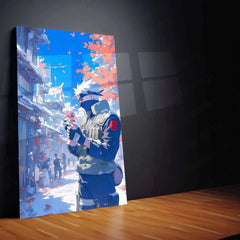 Kakashi Hatake Metal Poster | Naruto Ninja Art | Sharingan & Hokage Wall Decor - TURTLEWINGS
